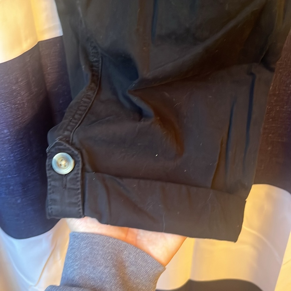 Sonoma Cotton Blend Black Pull On Capris - Picture 2 of 6